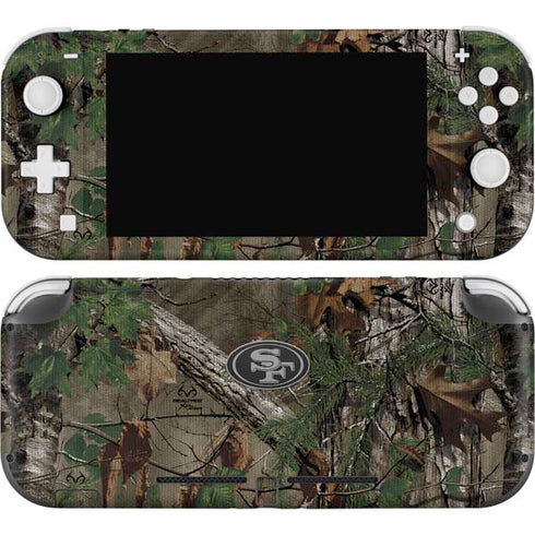 NFL San Francisco 49ers Realtree Xtra Green Camo Nintendo Switch Lite Skin